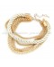 Multi Layer Metal Chain Braided Rope Bracelet